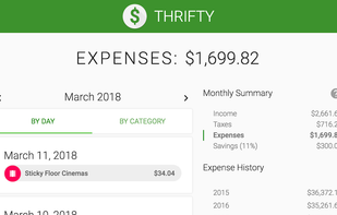 Thrifty screenshot 1