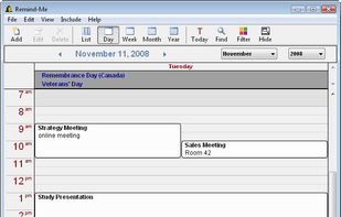 Remind-me screenshot 1