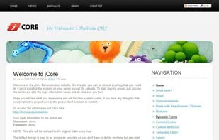 Client side of the Demo site (default theme)