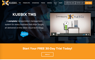 Kuebix TMS screenshot 1