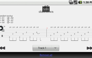 Guitar Tab Player screenshot 1