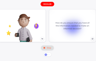 Interviewing user intersurface