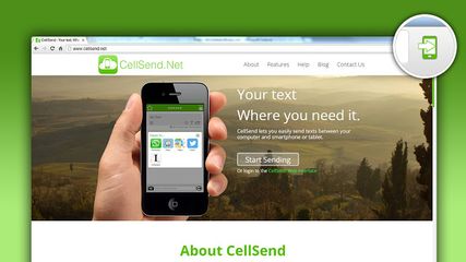 CellSend screenshot 1