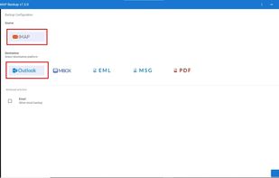 select desired file format
