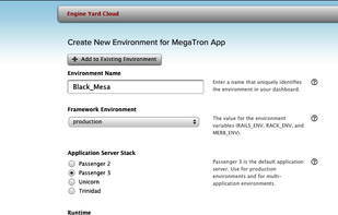 Create New Environment