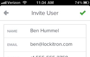 Lockitron screenshot 2