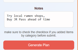 Add personal notes or reminders for each day of your trip. Keep track of important information or special considerations.
