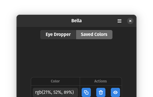 Bella - Color Picker screenshot 1