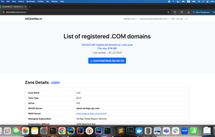 AllZonefiles.io screenshot 1