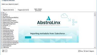Import metadata from a Salesforce org