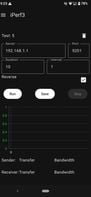 iPerf3Client  screenshot 2