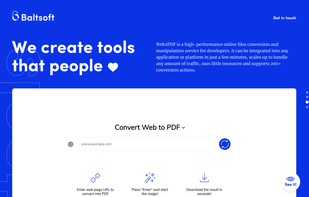 Web2PDFConvert screenshot 1