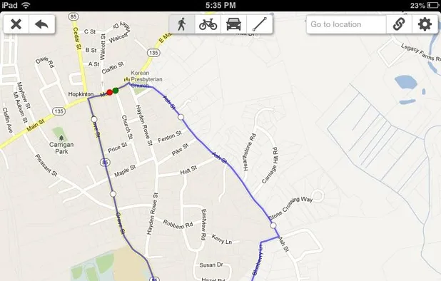 On The Go Map: Map a run, walk, or ride from your phone, tablet, or PC ...