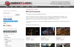 ambient-mixer screenshot 1
