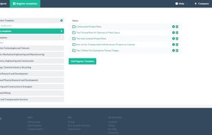 Risk Templates list