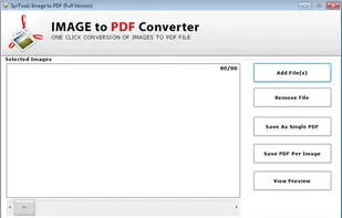 Open Image to PDF convert tool from the start menu. 