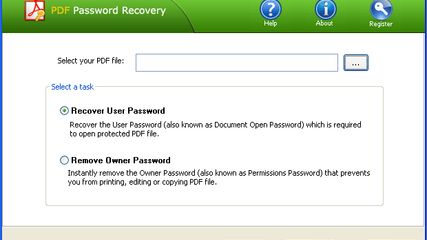 PDF Password Recovery screenshot 1