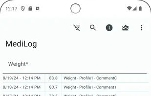 MediLog screenshot 1