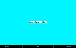 Is My Blue Your Blue? screenshot 1