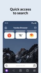 Yandex Browser screenshot 1