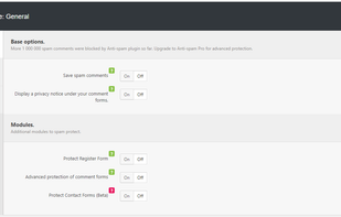 Anti-spam screenshot 1