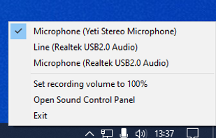Microphone Mute Indicator screenshot 1