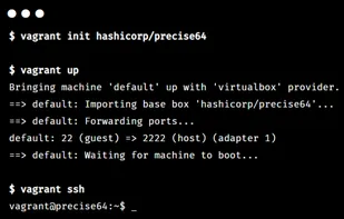 Vagrant screenshot 1
