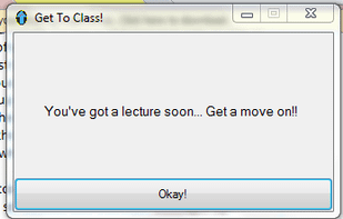 MessagePop in action