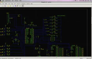 gschem running on Mac OSX