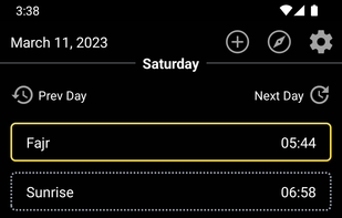 Al-Azan - Prayer Times screenshot 1