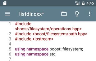 Cxxdroid screenshot 3