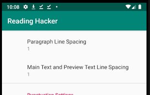Different Punctuation Pauses Configuration
