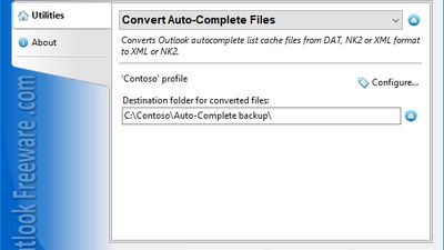 Convert Auto-Complete Files for Outlook screenshot 1