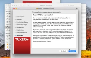 Tuxera NTFS for Mac screenshot 1