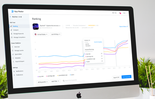 App Radar is the fastest tool to help you grow organic app installs.

With the App Radar ASO Tool Module, you can track your mobile keywords rankings for efficient App Store Optimization.

• Keyword suggestions based on real app store data;
• Keyword ranking overview and display of ranking change;
• Compare rankings over a certain period of time;
• Keyword tracking for competitors;
• Daily or weekly ranking reports delivered per e-mail or Slack;