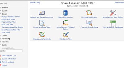 SpamAssassin screenshot 1