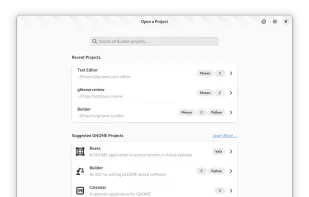 GNOME Builder screenshot 1