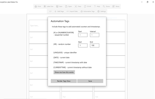 SimpleOne Label Maker Pro screenshot 2
