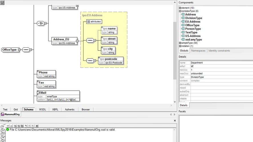 Altova XMLSpy JSON and XML editor for modeling, editing, transforming