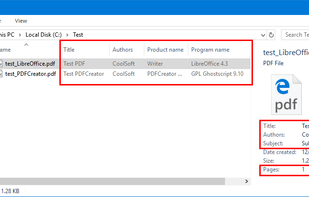 PDF Property Extension screenshot 1
