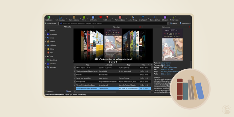 Calibre 7.4 has been launched with several UI improvements and support for new devices image