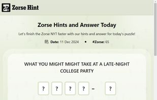 Zorse Hint screenshot 1