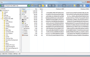 Folder Size Explorer checksum md5, sha1, sha256