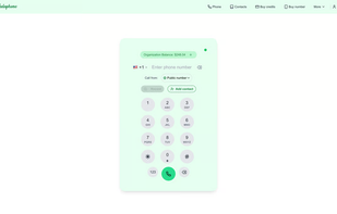 Easy-to-use dialer