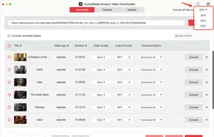 select output format