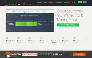 MinerGate screenshot 1