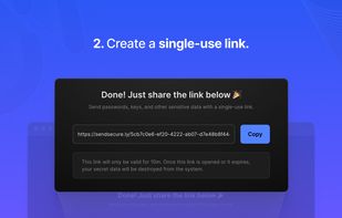 Sendsecure.ly screenshot 2