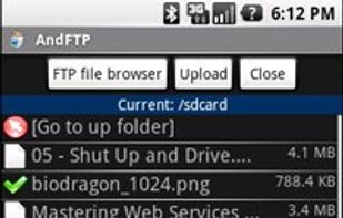 AndFTP screenshot 1