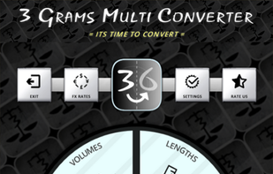 3 Grams Multi Converter screenshot 1