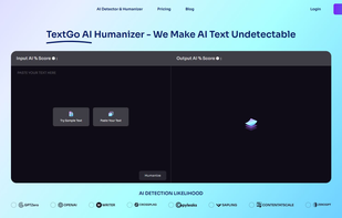 TextGo AI Homepage